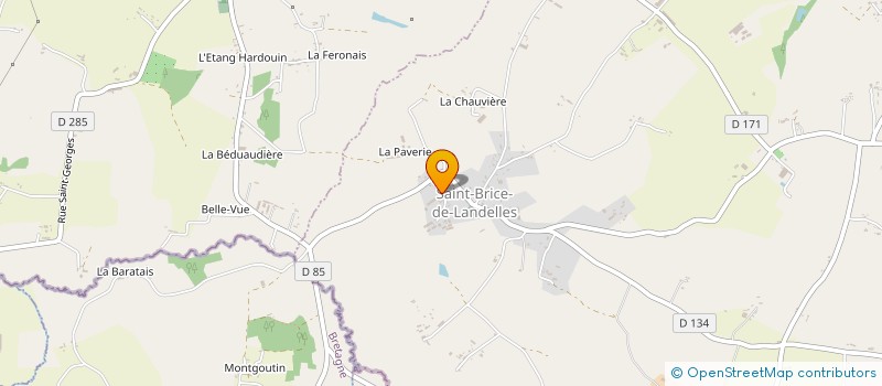 localisation de l'entreprise LE VAL  SAINT-BRICE-DE-LANDELLES