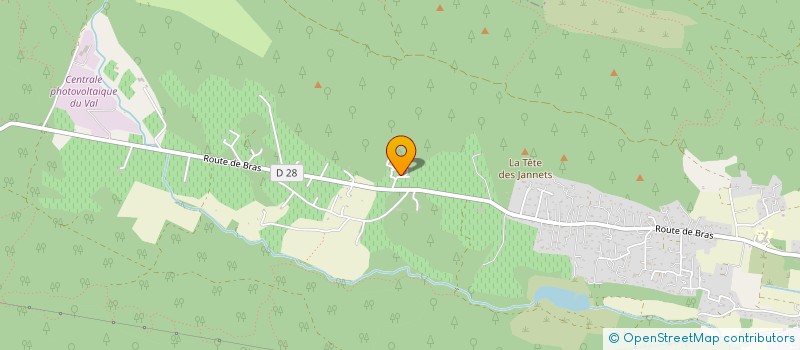 localisation de l'entreprise LE VAL AMBULANCE à LE VAL