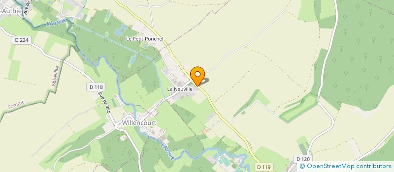 localisation de l'entreprise LE VAL D'AUTHIE DES 3 M à TOLLENT