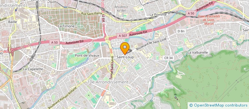 localisation de l'entreprise LE VAL D'EUX à MARSEILLE