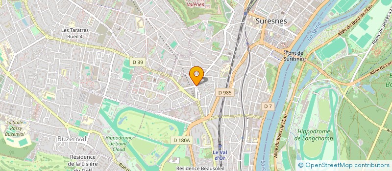 localisation de l'entreprise LE VAL D'OR à SURESNES
