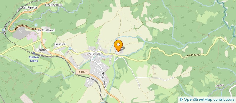 localisation de l'entreprise LE VAL D'ORBANNE  SAINT-MARTIN-DE-CLELLES