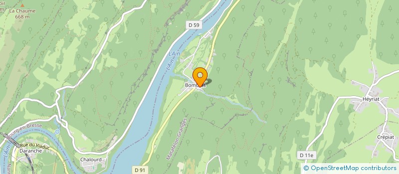 localisation de l'entreprise LE VAL D'ORPHEE  MATAFELON-GRANGES