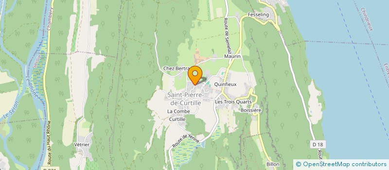localisation de l'entreprise LE VAL DE CRENE à SAINT-PIERRE-DE-CURTILLE