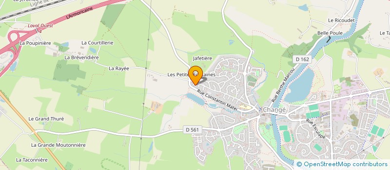 localisation de l'entreprise LE VAL DE MAYENNE  CHANGE