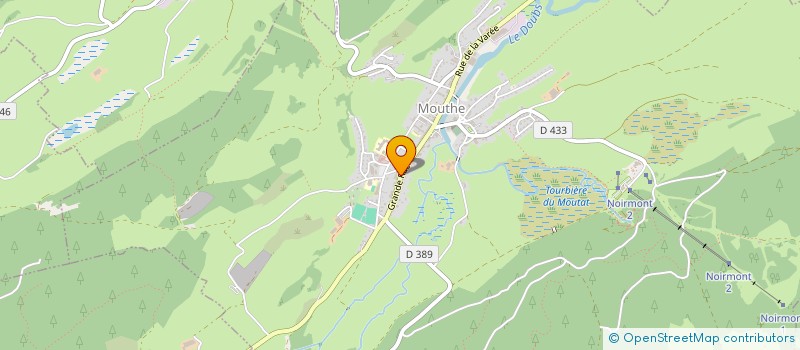 localisation de l'entreprise LE VAL DE MOUTHE  MOUTHE