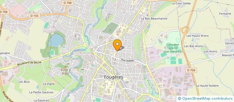 localisation de l'entreprise LE VAL DE SEVRES  FOUGERES