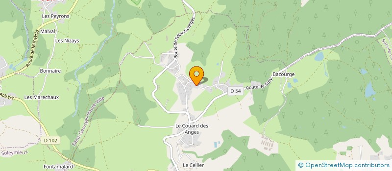 localisation de l'entreprise LE VAL DO.RE  BOISSET-SAINT-PRIEST