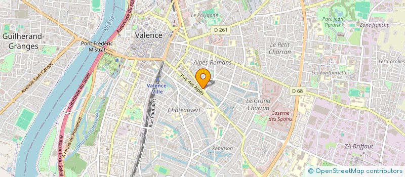 localisation de l'entreprise LE VAL DU POETE à VALENCE