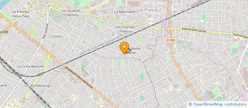localisation de l'entreprise LE VAL ET VOUS à SARTROUVILLE