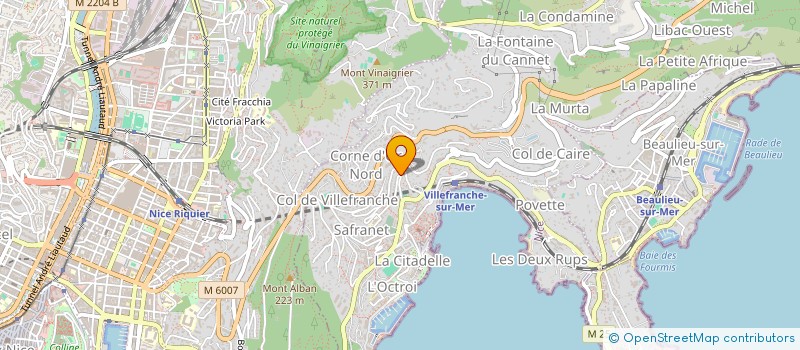 localisation de l'entreprise LE VAL FLEURI à VILLEFRANCHE-SUR-MER