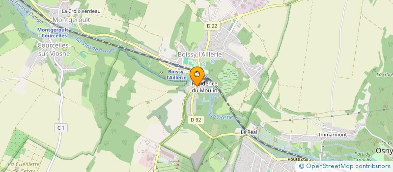 localisation de l'entreprise LE VAL FLEURY LAPIN BLANC à BOISSY-L'AILLERIE