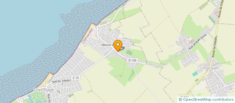 localisation de l'entreprise LE VAL FOUCAULT à CRIEL-SUR-MER