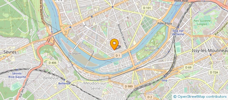 localisation de l'entreprise LE VAL GAUTHIER 1 à BOULOGNE-BILLANCOURT