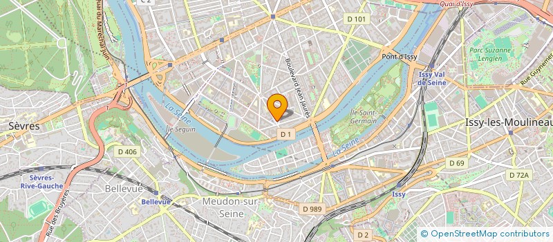 localisation de l'entreprise LE VAL GAUTHIER 2 à BOULOGNE-BILLANCOURT