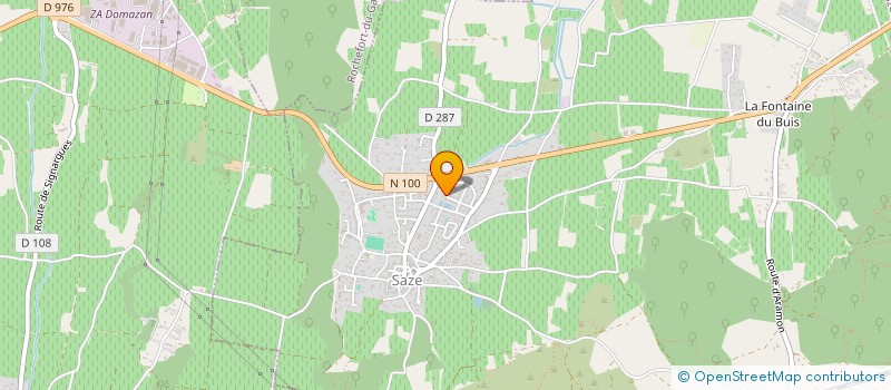 localisation de l'entreprise LE VAL MARE  SAZE