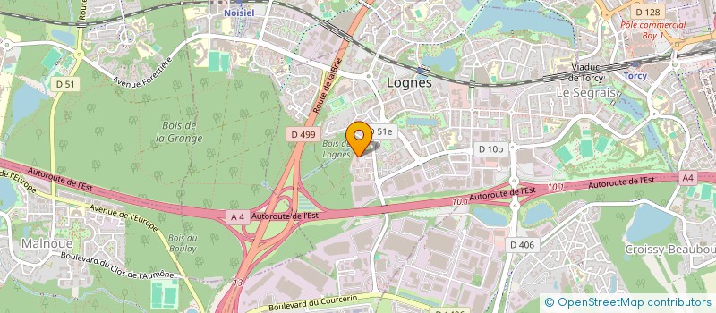 localisation de l'entreprise LE VAL MAUBUEE à LOGNES