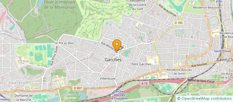 localisation de l'entreprise LE VAL SAINT GEORGES à GARCHES