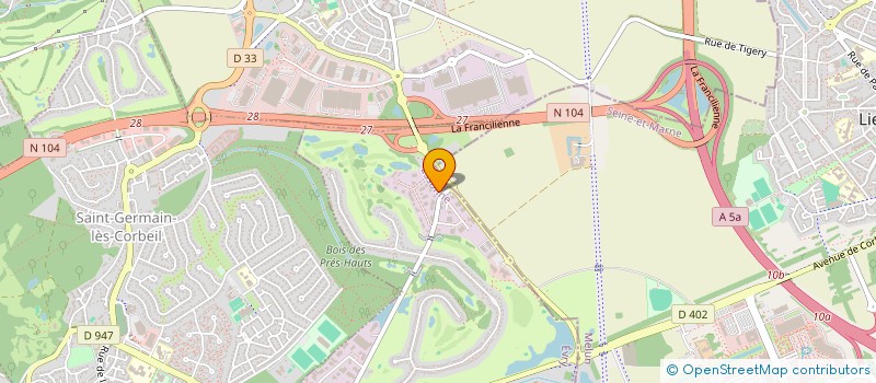 localisation de l'entreprise LE VAL SAINTE ANNE  LIEUSAINT