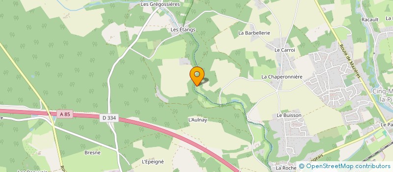 localisation de l'entreprise LE VAL SAUVAGE  CINQ-MARS-LA-PILE