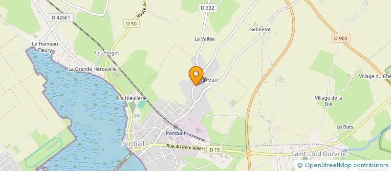 localisation de l'entreprise LE VALAUNEY  PORT-BAIL-SUR-MER