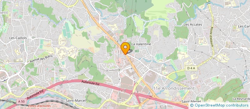 localisation de l'entreprise LE VALENTINOIS à MARSEILLE