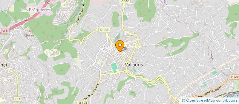 localisation de l'entreprise LE VALET à VALLAURIS