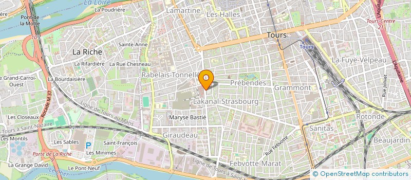 localisation de l'entreprise LE VALINCO  TOURS