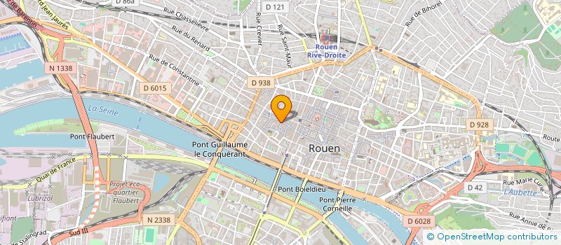 localisation de l'entreprise LE VALKYRIE CLUB à ROUEN