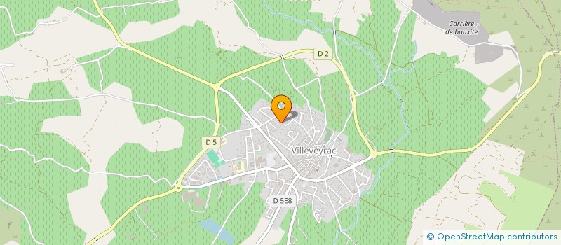 localisation de l'entreprise LE VALLAN  VILLEVEYRAC