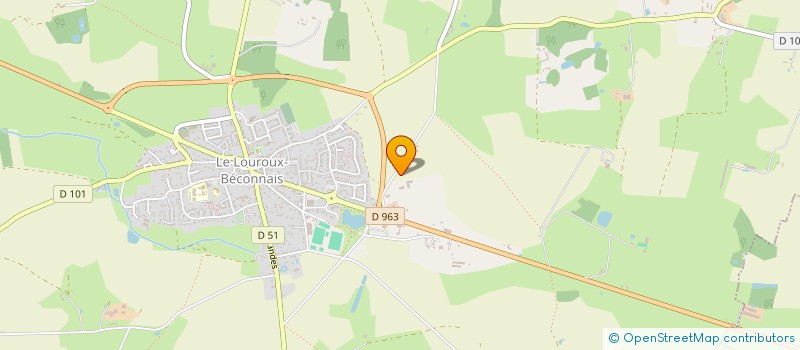 localisation de l'entreprise LE VALLON  VAL D'ERDRE-AUXENCE