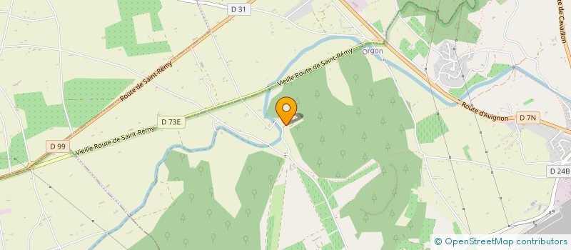 localisation de l'entreprise LE VALLON  ORGON