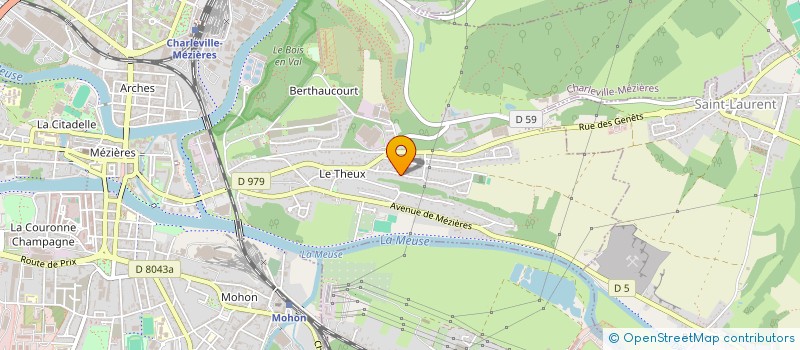 localisation de l'entreprise LE VALLON à CHARLEVILLE-MEZIERES