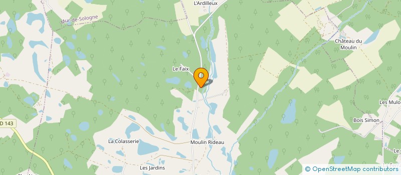 localisation de l'entreprise LE VALLON DE KORAIL  COURMEMIN