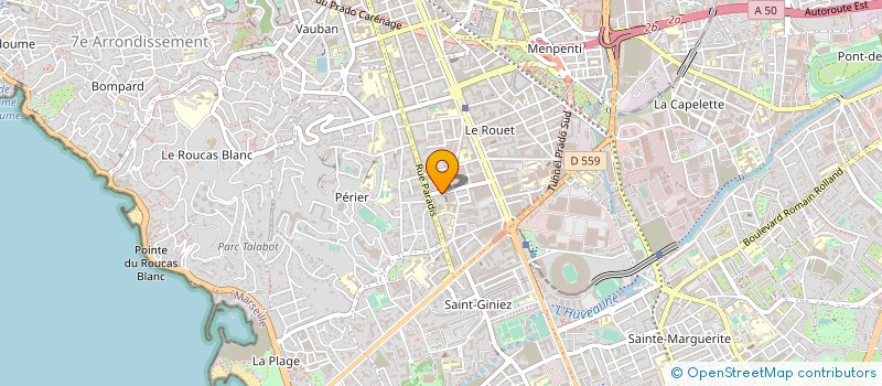 localisation de l'entreprise LE VALLON DE L'AIGLE  MARSEILLE