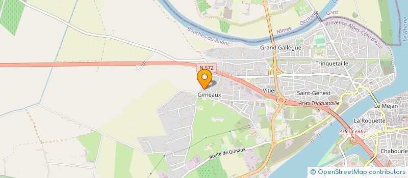 localisation de l'entreprise LE VALLON DE LA PONCHE à ARLES