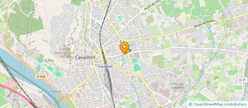 localisation de l'entreprise LE VALLON DES OLIVIERS  CAVAILLON