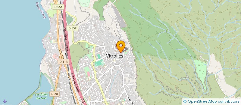 localisation de l'entreprise LE VALLON DES ROSES à VITROLLES