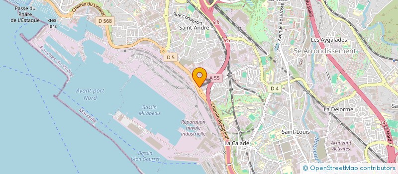 localisation de l'entreprise LE VALLON PLAN à MARSEILLE
