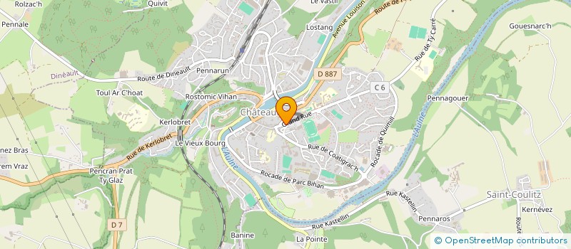 localisation de l'entreprise LE VALMACATELO à CHATEAULIN