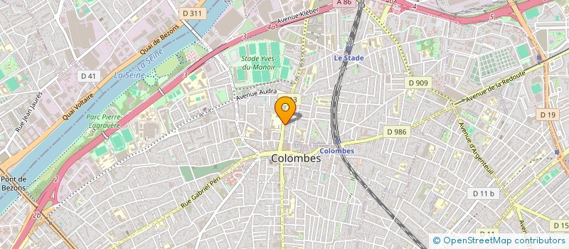 localisation de l'entreprise LE VALMY  COLOMBES