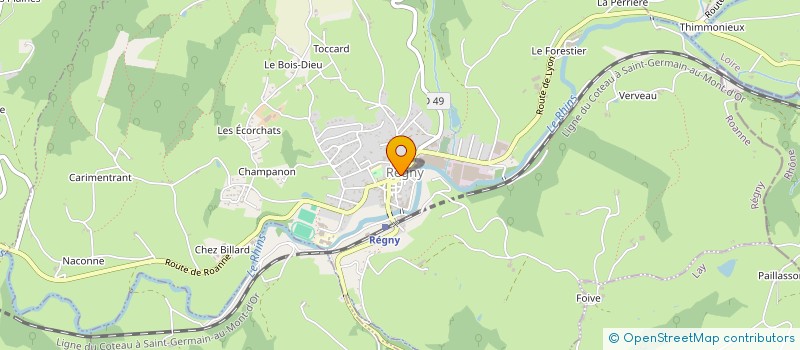 localisation de l'entreprise LE VALNEL  REGNY