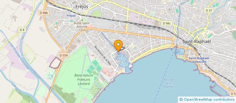 localisation de l'entreprise LE VAN DAM TRAITEUR à FREJUS