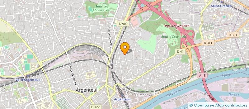 localisation de l'entreprise LE VAN FRANCILIEN  ARGENTEUIL
