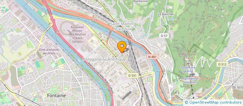 localisation de l'entreprise LE VAN GOGH à GRENOBLE