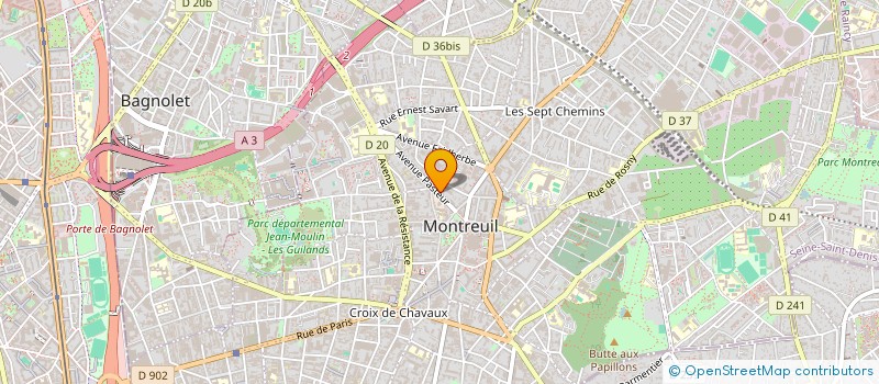 localisation de l'entreprise LE VANE DAY BAR-PRODUITS DU MORVAN-NIVERNAIS MONTREUIL à MONTREUIL
