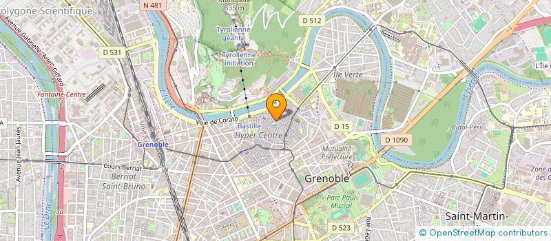 localisation de l'entreprise LE VARIETA à GRENOBLE