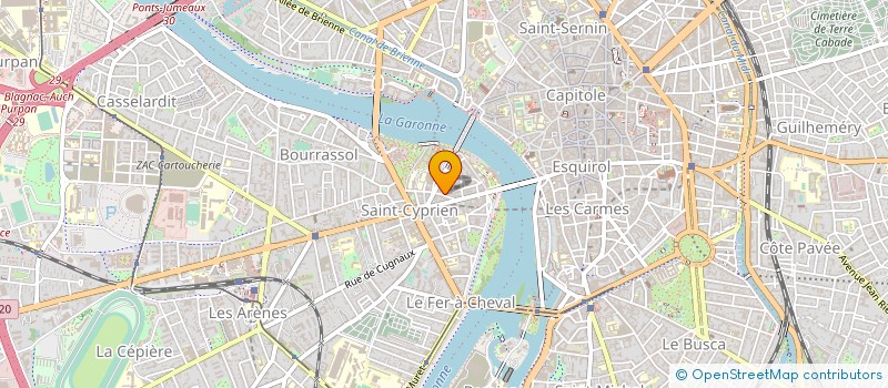 localisation de l'entreprise LE VASCO  TOULOUSE