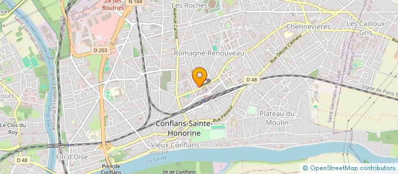 localisation de l'entreprise LE VATICAN à CONFLANS-SAINTE-HONORINE