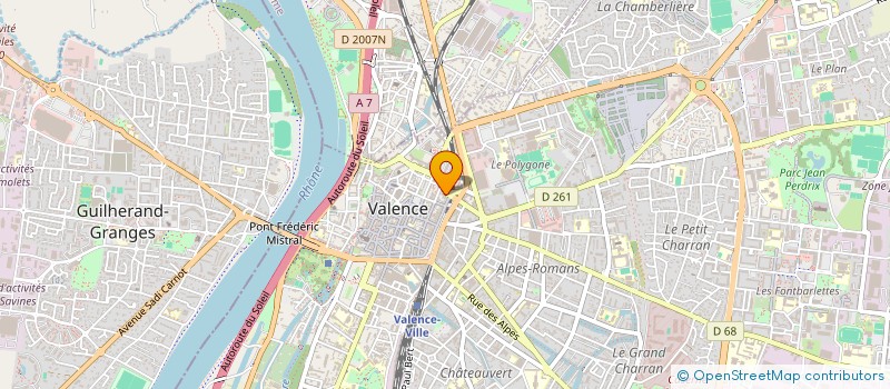 localisation de l'entreprise LE VAUBAN  VALENCE